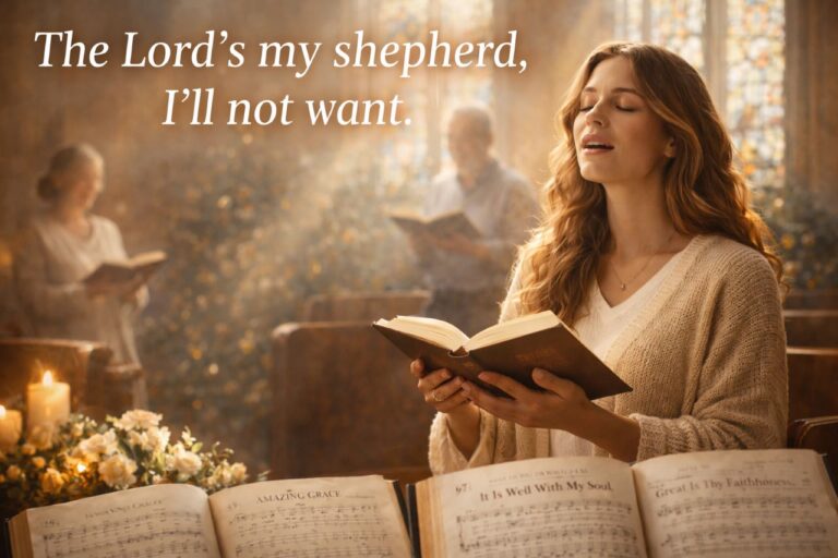 The Lord's my shepherd