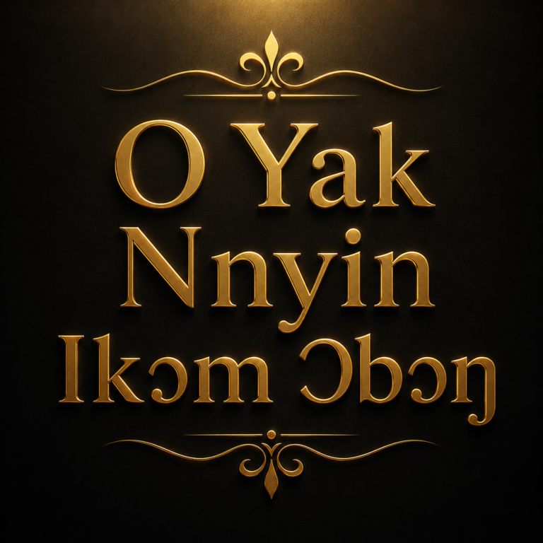 O Yak Nnyin Ikͻm Ͻbͻŋ