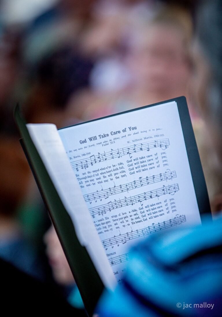 Is singing hymns at breakneck speed an act of disrespect to the song’s meaning?