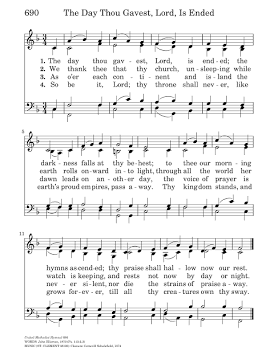 The Hymn Written at Sunrise That Became the Standard Evening Hymn in Many Churches